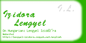 izidora lengyel business card